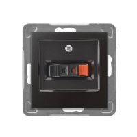 Gniazdo głośnikowe pojedyncze GG-1Y/m/50 antracyt, Impresja | GG-1Y/m/50 Ospel