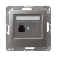 Gniazdo telefoniczne pojedyncze GPT-1Y/m/23 tytan, Impresja | GPT-1Y/m/23 Ospel