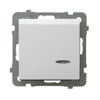 Łącznik hotelowy z podświetleniem pomarańczowym ŁP-15GS/m/00 | ŁP-15GS/m/00 Ospel