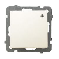 Łącznik krzyżowy 10AX, zaciski gwintowe, ecru, As | ŁP-4G/m/27 Ospel