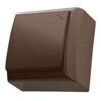 Łącznik schodowy 10AX, IP20, zaciski bezgwintowe, brązowy, Bis | ŁN-3B/24 Ospel