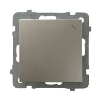 Łącznik schodowy 10AX, zaciski gwintowe, satyna light, As | ŁP-3G/m/45 Ospel