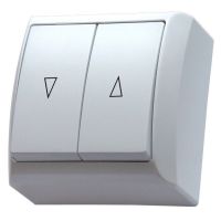 Łącznik żaluzjowy zaciski bezgwintowe, biały, Bis | ŁN-7B/00 Ospel