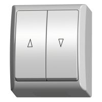 Łącznik żaluzjowy 10AX, IP44, zaciski gwintowe, biały, Fala | ŁNH-7H/00 Ospel