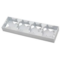 Puszka instalacyjna n/t poczwórna, biała, As | PNP-4G/00 Ospel