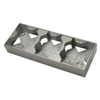 Puszka instalacyjna do serii As potrójna,wysokość 32mm,satyna light,As | PNP-3G/45 Ospel