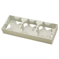 Puszka instalacyjna do serii IMPRESJA potrójna PNP-3Y/27 ecru, Impresja | PNP-3Y/27 Ospel