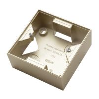 Puszka instalacyjna n/t pojedyncza, szampański złoty, Sonata | PNP-1R/39 Ospel