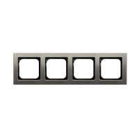 Ramka poczwórna R-4RM/37 seria SONATA STAL INOX STAL INOX | R-4RM/37 Ospel