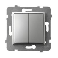 Łącznik podwójny schodowy ŁP-10U/m/18srebro, Aria | ŁP-10U/m/18 Ospel