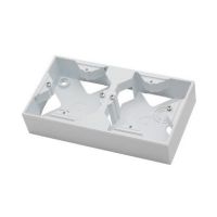 Puszka instalacyjna podwójna PNP-2U/00 Aria, biały | PNP-2U/00 Ospel