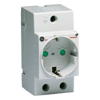 Gniazdo wtykowe, 16A 250V, uziemienie boczne, MSC SEP, Redline $ | 666501 ABB