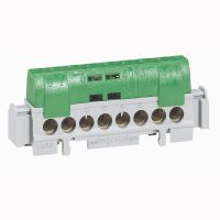 Listwa przyłączeniowa IP2x Z22, długość 176mm, zielona | 004836 Legrand