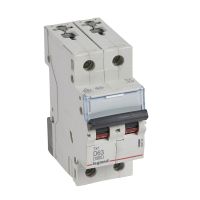 Wyłącznik nadprądowy S302 2P D 63A 6kA serii TX3 | 403744 Legrand