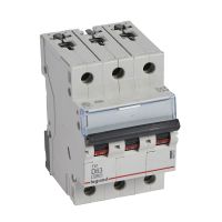 Wyłącznik nadprądowy S303 3P D 63A 6kA serii TX3 | 403761 Legrand