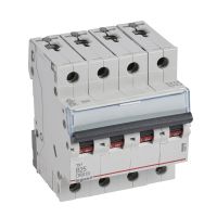 Wyłącznik nadprądowy S304 4P B 25A 6kA serii TX3 | 403419 Legrand