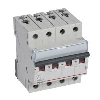 Wyłącznik nadprądowy S304 4P C 1A 6kA serii TX3 | 403554 Legrand