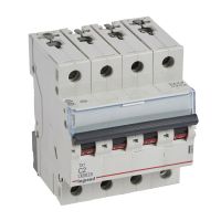 Wyłącznik nadprądowy S304 4P C 2A 6kA serii TX3 | 403555 Legrand