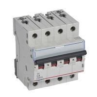 Wyłącznik nadprądowy S304 4P C 4A 6kA serii TX3 | 403557 Legrand