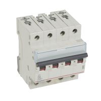 Wyłącznik nadprądowy S304 4P D 6A 6kA serii TX3 | 403768 Legrand