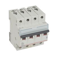Wyłącznik nadprądowy S 304 4P D 63A 6000A serii TX3 | 403778 Legrand