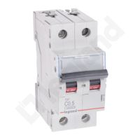 Wyłącznik nadprądowy S312 2P C 0,5A 10kA serii TX3 | 404196 Legrand