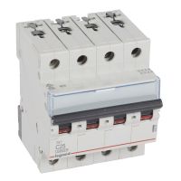 Wyłącznik nadprądowy S314 4P C 25A 10kA serii TX3 | 404258 Legrand