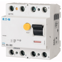 Wyłącznik różnicowoprądowy 4P 25A 30mA typ A, PF6-25/4/003-A | 112930 Eaton