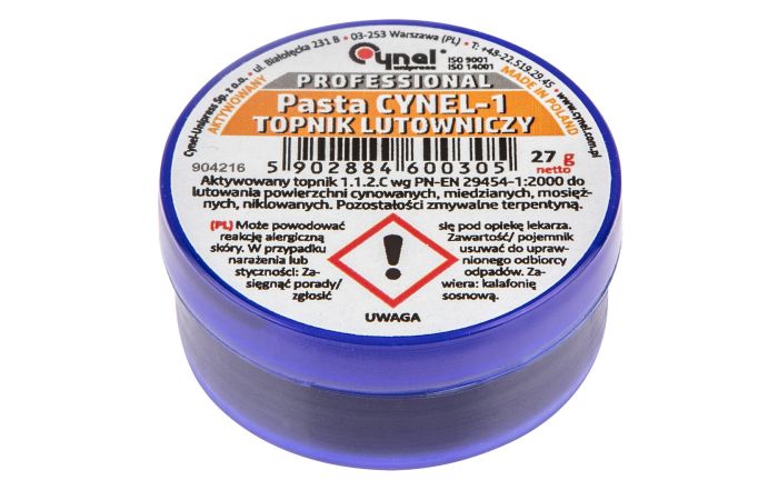 Pasta CYNEL-1 27g.STANDARD | 44E816 TOPEX