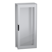 Obudowa modułowa stojąca, PanelSeT SFN, stal dekarbonizowana drzwi transparentne 1800x800x400mm IP55 | NSYSFN18840T Schneider Electric