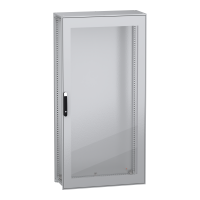 Obudowa modułowa stojąca, PanelSeT SFN stal dekarbonizowana drzwi transparentne 2000x1000x400mm IP55 | NSYSFN201040T Schneider Electric