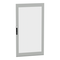 Drzwi transparentne pojedyncze, PanelSeT SFN, Special SM, do obudowy H1800 W1000mm | NSYSFND1810T Schneider Electric