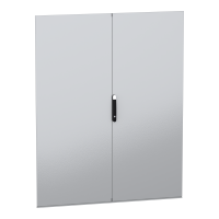 Drzwi pełne podwójne, PanelSeT SFN, Special SM, do obudowy H2000 W1600mm | NSYSFND20162D Schneider Electric