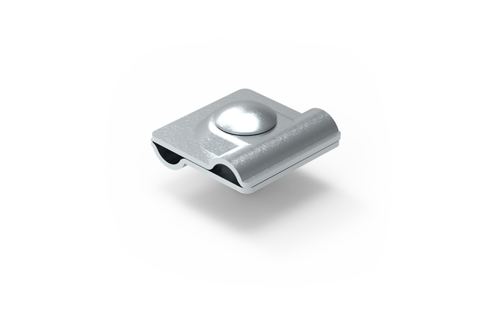 Złącze krzyżowe 1-otworowe 45X45 do połączeń drutu odgromowego, 55.1 OC | 95500101 Elko-Bis