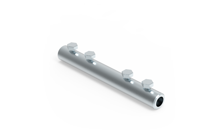 Złącze przelotowe 4xM6, 7.1 R OC | 90710101 Elko-Bis