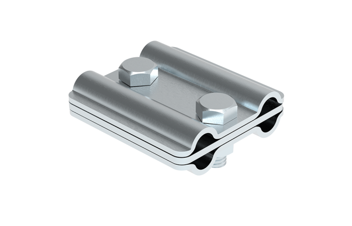 Złącze uniwersalne 3-elementowe do łączenia drutu odgromowego, 8.1 OC | 90800101 Elko-Bis