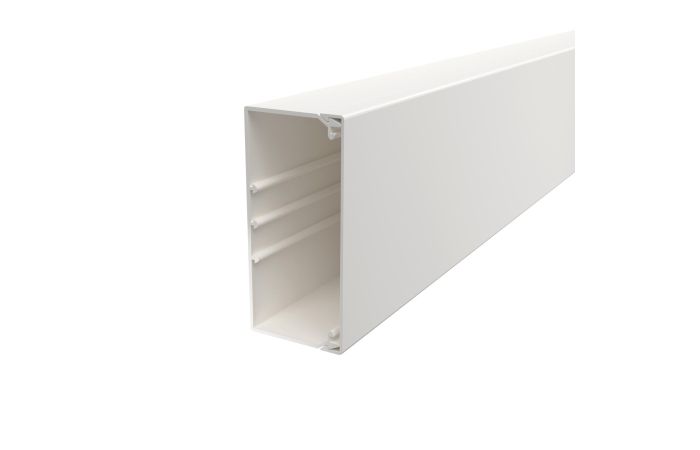 Kanał instalacyjny z perforacją dna 60x130, PVC, czysta biel, 9010 WDK60130RW (2m) | 6191223 Obo Bettermann