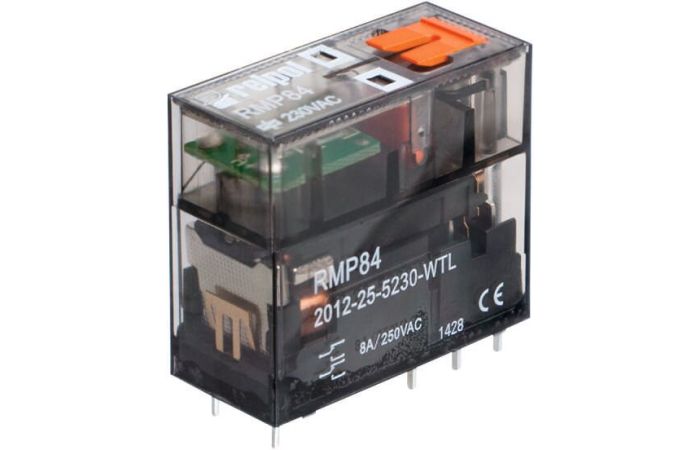 Przekaźnik elektromagnetyczny, miniaturowy 8A 230VAC IP40, RMP84-2012-25-5230-WTL | 2615191 Relpol