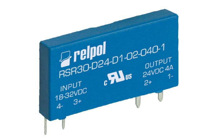 Przekaźnik p&oacute;łprzewodnikowy 4A 24VDC, RSR30-D24-D1-02-040-1 | 2611997 Relpol