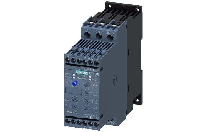 Softstart SIRIUS łagodny rozruch S0, 38A, 18,5kW/400V, 40 stopni, AC200-480V, AC/DC24V | 3RW4028-1BB04 Siemens