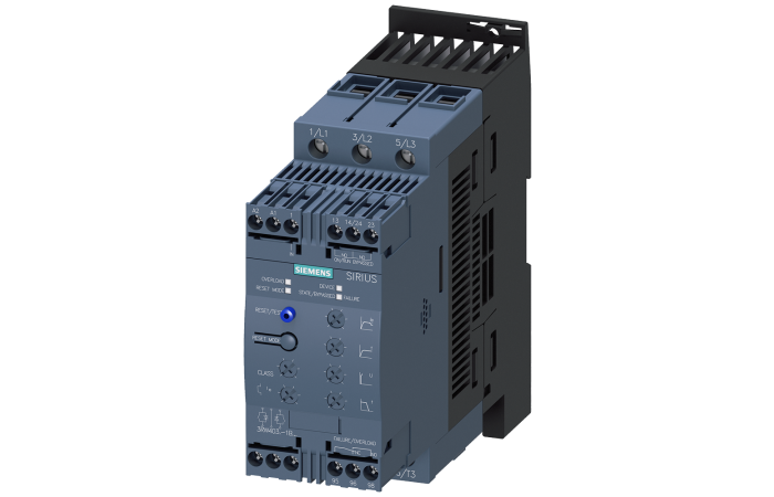 Softstart SIRIUS łagodny rozruch S2, 45A, 22kW/400V, 40 stopni, AC200-480V, AC/DC110-230V | 3RW4036-1BB14 Siemens
