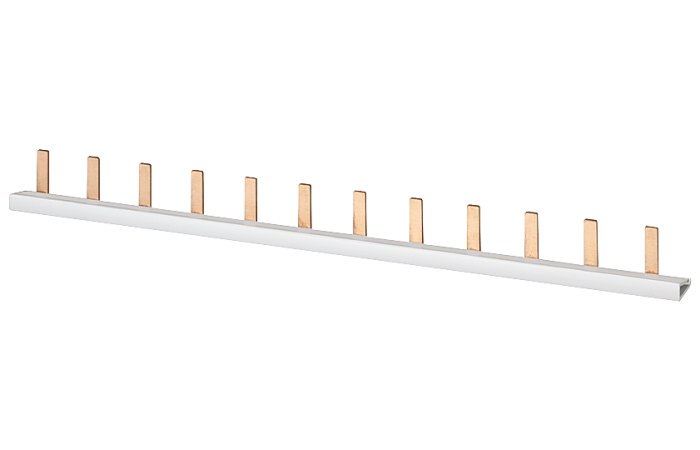 Szyna łączeniowa grzebieniowa 10 mm2, 2-faz., 6x (1-faz.+N), 214 mm, z możliwością cięcia | 5ST3734 Siemens
