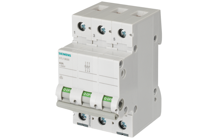 Rozłącznik modułowy 3P 63A, SENTRON | 5TL1363-0 Siemens