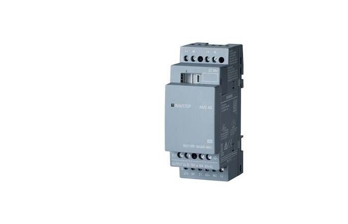 Moduł rozszerzenia LOGO! AM2 24VDC, 0/4-20mA 2AQ | 6ED1055-1MM00-0BA2 Siemens