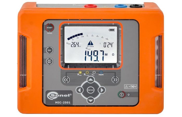 Miernik rezystancji izolacji MIC-2501 | WMPLMIC2501 Sonel