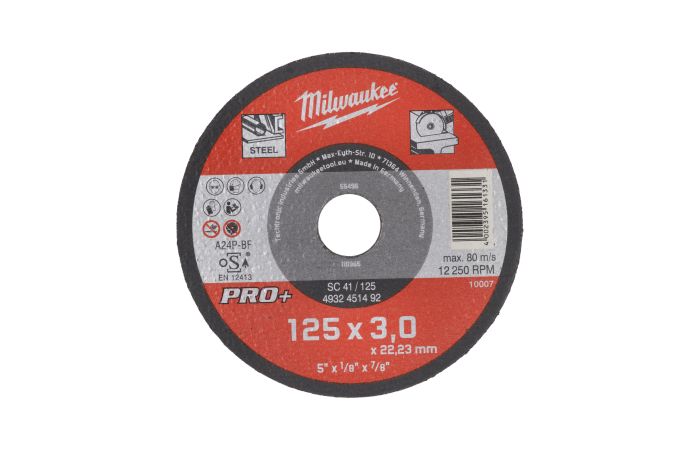 Tarcza do metalu płaska 125X3 PRO+ (1szt) | 4932451492 Milwaukee