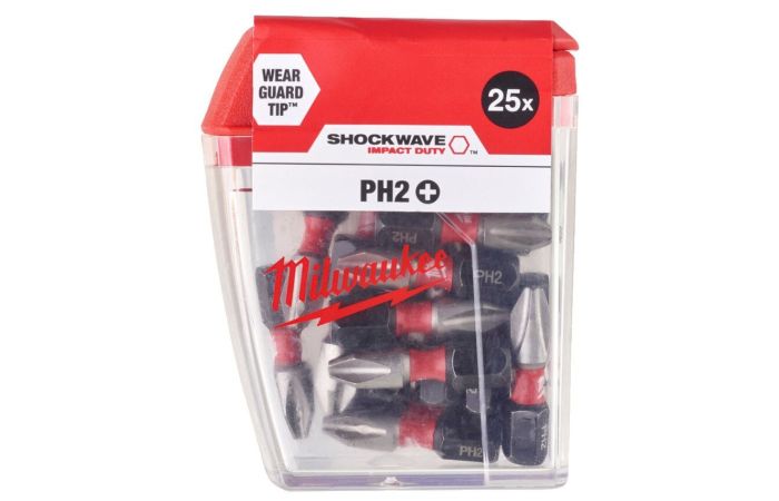 Bity Shockwave CD PH2 25mm (zestaw 25szt) | 4932430853 Milwaukee
