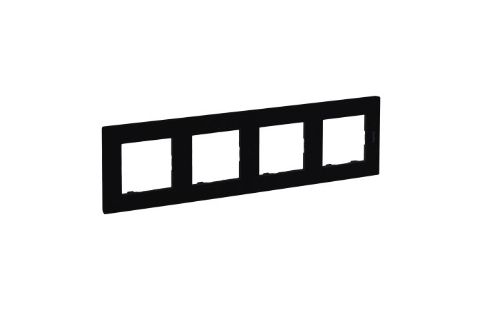 Ramka poczw&oacute;rna, czarny, Niloe Step | 863594 Legrand