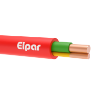Przewód bezhalogenowy HDGS 2x1,5 FE180/PH90/E90 300/500V BĘBEN | 5901854407142 Elpar