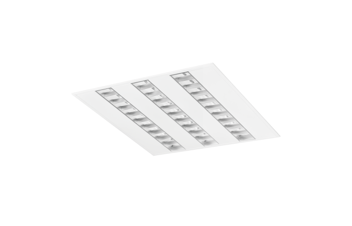 Oprawa rastrowa Quaset LED 3x PAR-S 45W 4000K 4980lm, biała | CD001.1133.840.A000 PXF Lighting